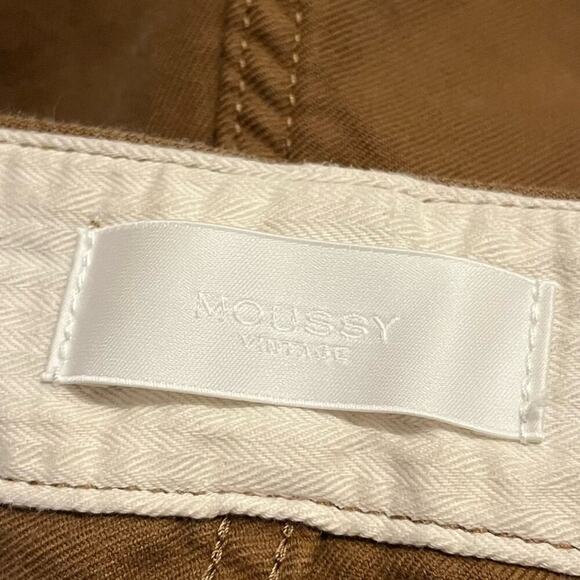 Moussy Vintage Tan Slim Trouser Pants - Picture 4 of 6
